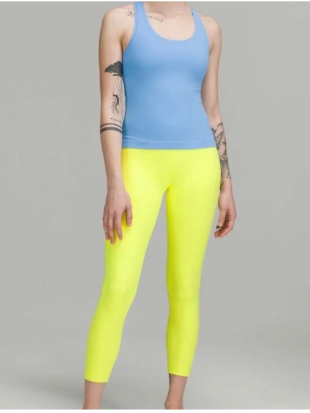 Lululemon Align High-Rise Pant 25” in Electric Yellow.  Size 8, NWT